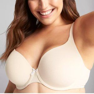 Cacique Cotton Lightly Lined Full Coverage Beige 42K